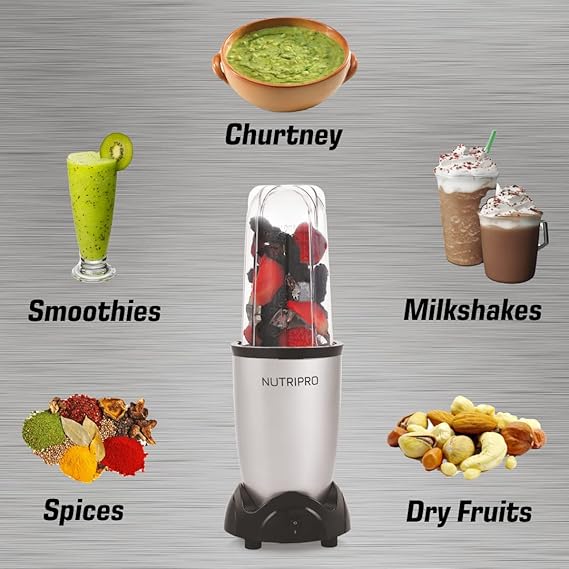 NutriPro Juicer Mixer Grinder Review – Best Smoothie Maker for Every Indian Kitchen 500 Watts (2 Jar, Silver) - 2 Year Warranty